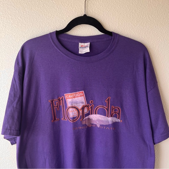 Hanes Other - florida manatee t-shirt